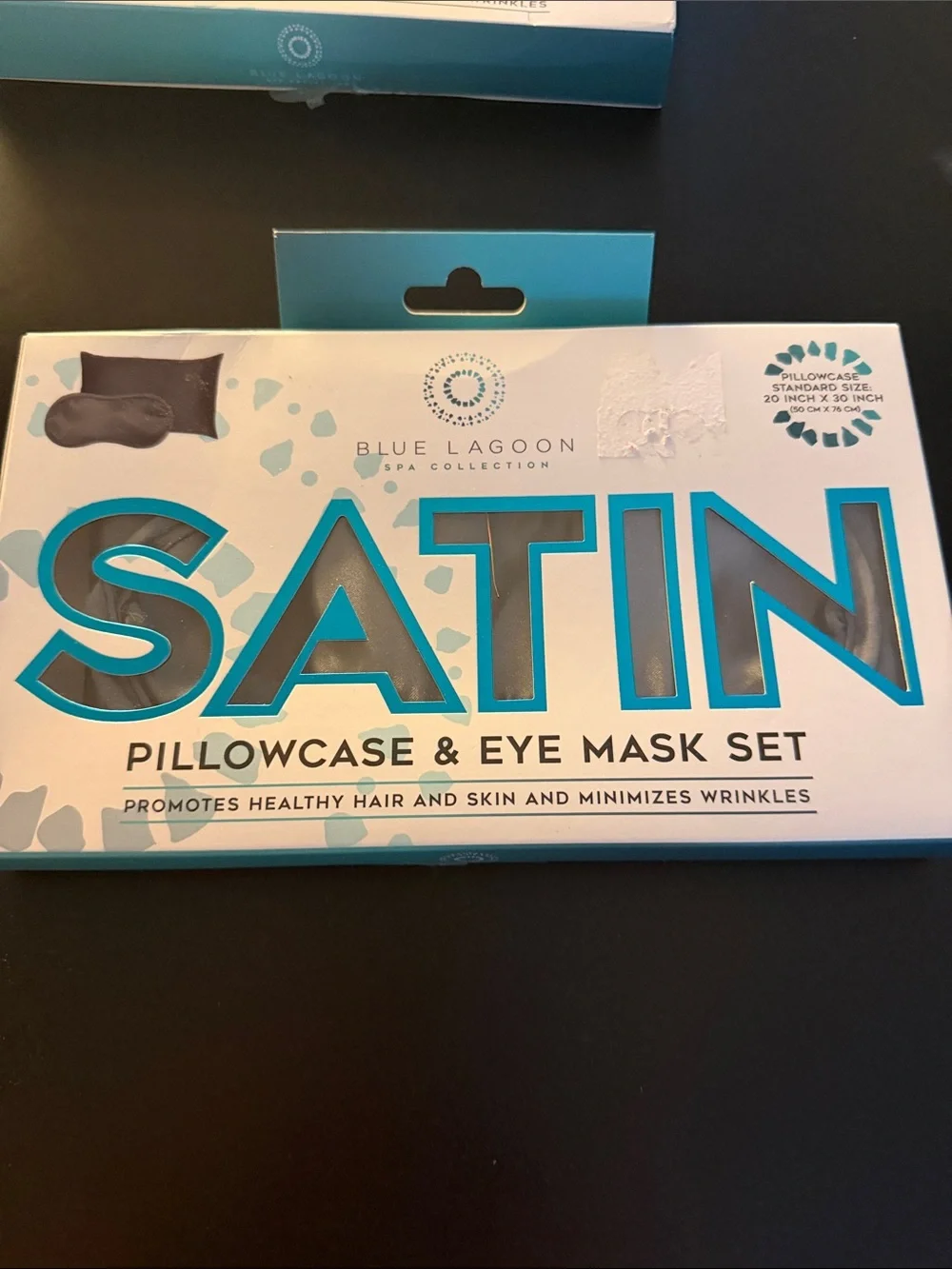 Satin Pillowcase & Eye Mask Set - White